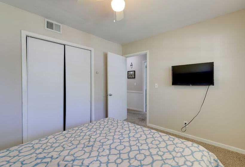 The Ranger House Columbus Home: Fenced Backyard