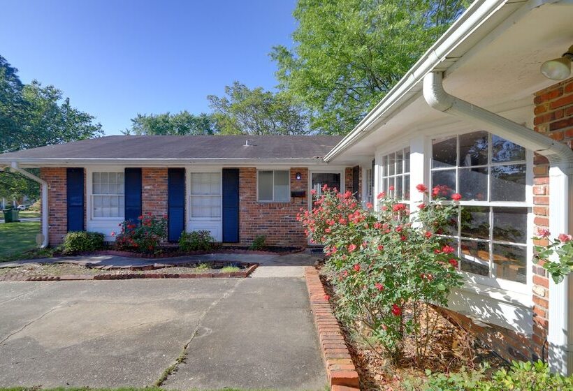 The Ranger House Columbus Home: Fenced Backyard