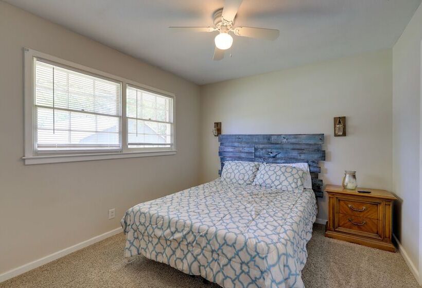 The Ranger House Columbus Home: Fenced Backyard