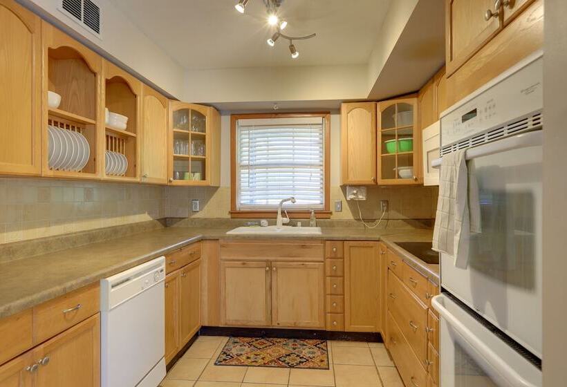 The Ranger House Columbus Home: Fenced Backyard