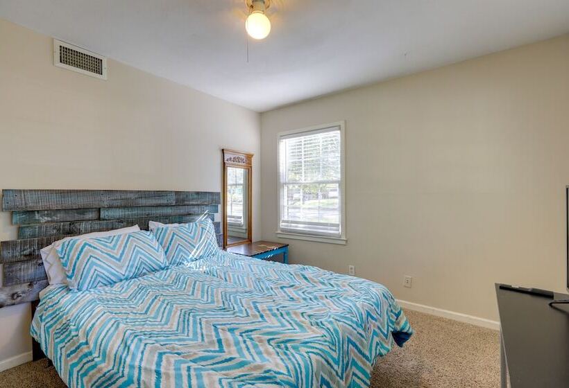 The Ranger House Columbus Home: Fenced Backyard