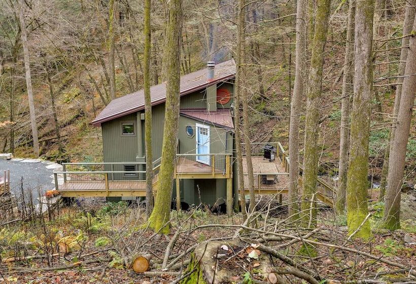 Creekside Treehouse By Delaware River