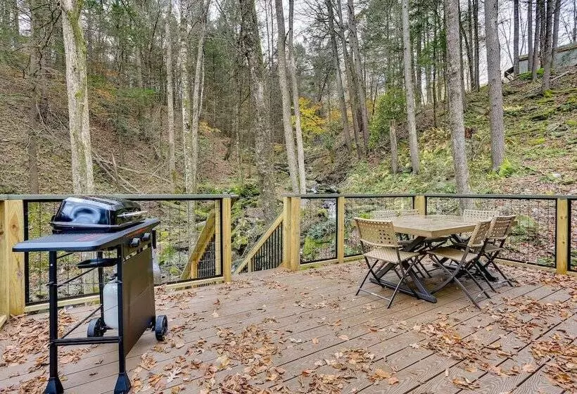 Creekside Treehouse By Delaware River