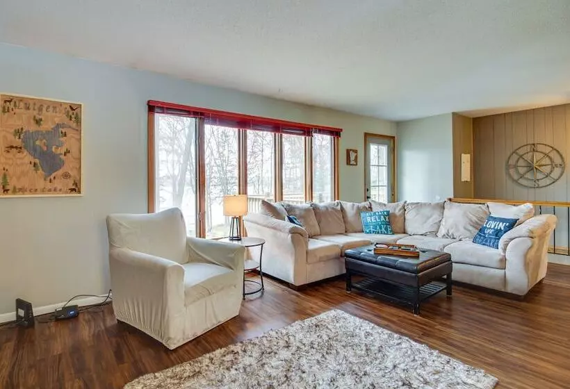 Brainerd Cabin: Waterfront Fire Pit + Lake Access!