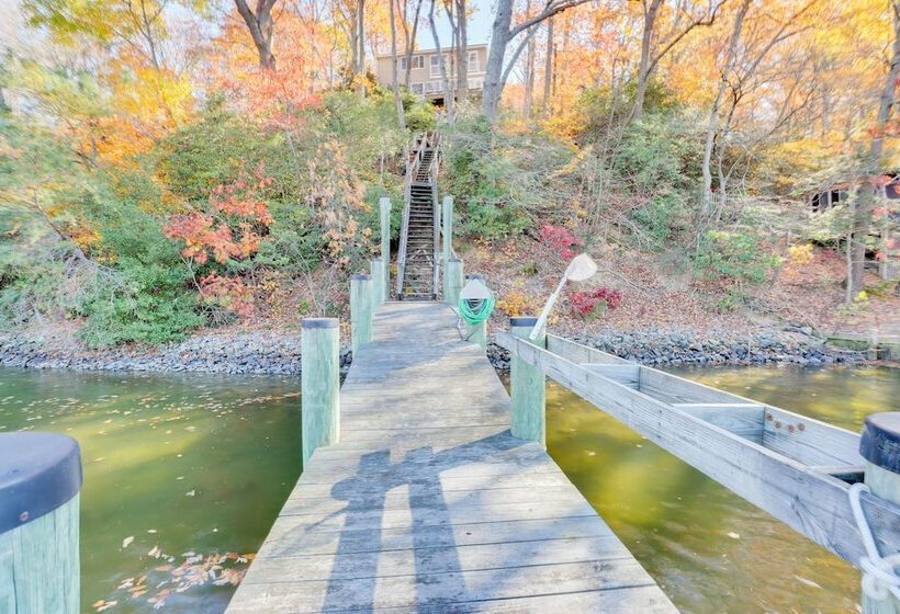 Waterfront Lusby Retreat W/ Deep Water Dock & Slip