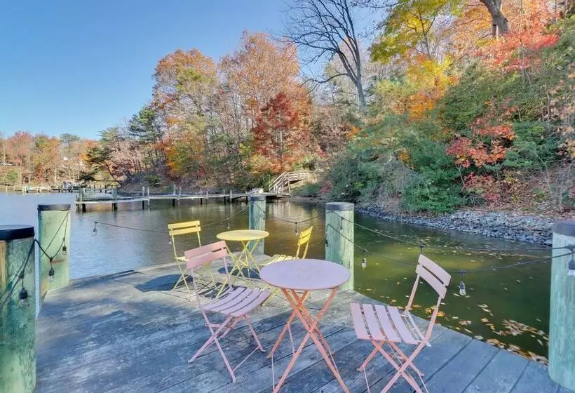 Waterfront Lusby Retreat W/ Deep Water Dock & Slip