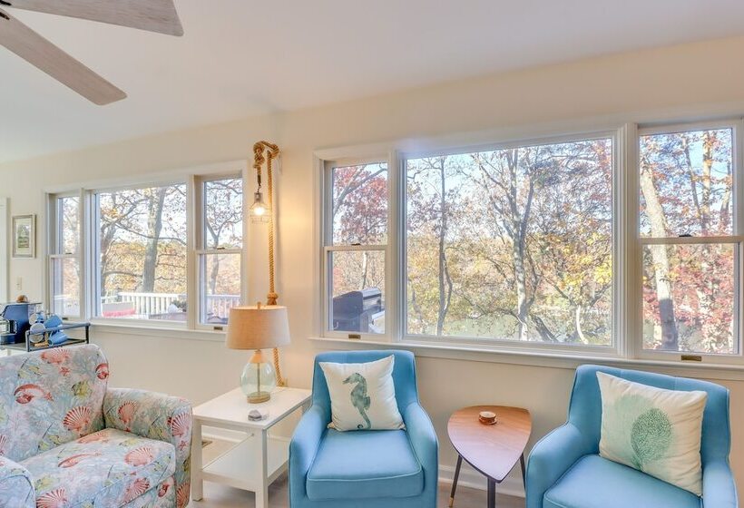 Waterfront Lusby Retreat W/ Deep Water Dock & Slip