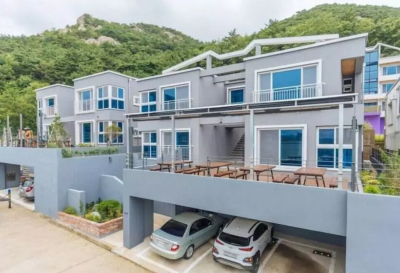 Heart Blue Road Town Pension