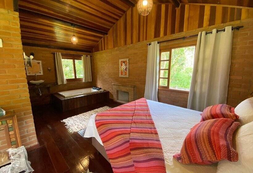 פונדק Pousada Bosque Do Visconde