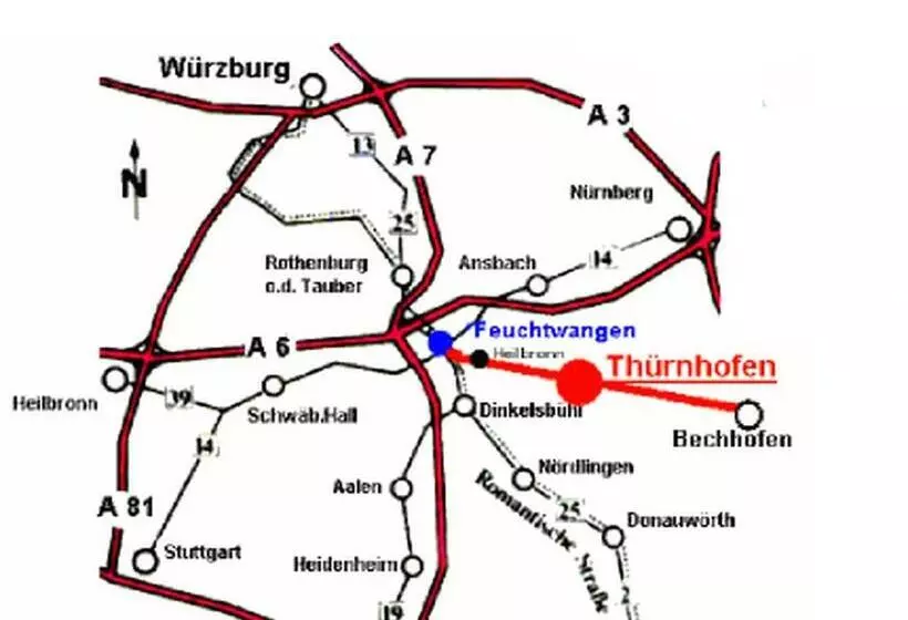 ホテル Pension Zum Grünen Wald