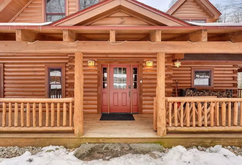 Waterfront Cabin W/ Deck & Pool In Old Forge!