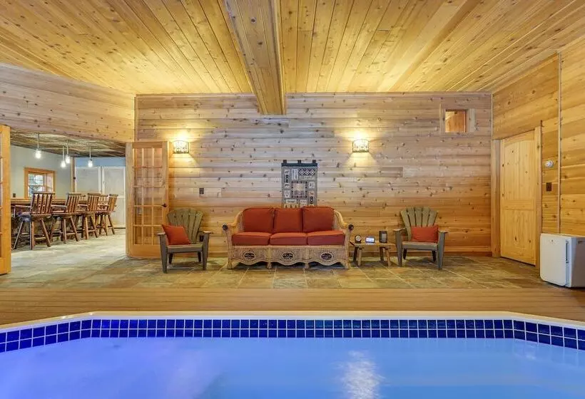 Waterfront Cabin W/ Deck & Pool In Old Forge!