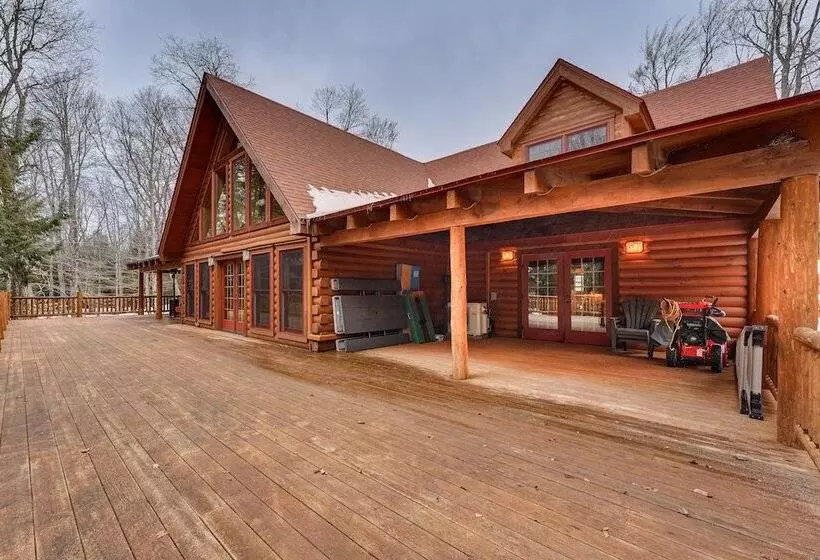 Waterfront Cabin W/ Deck & Pool In Old Forge!