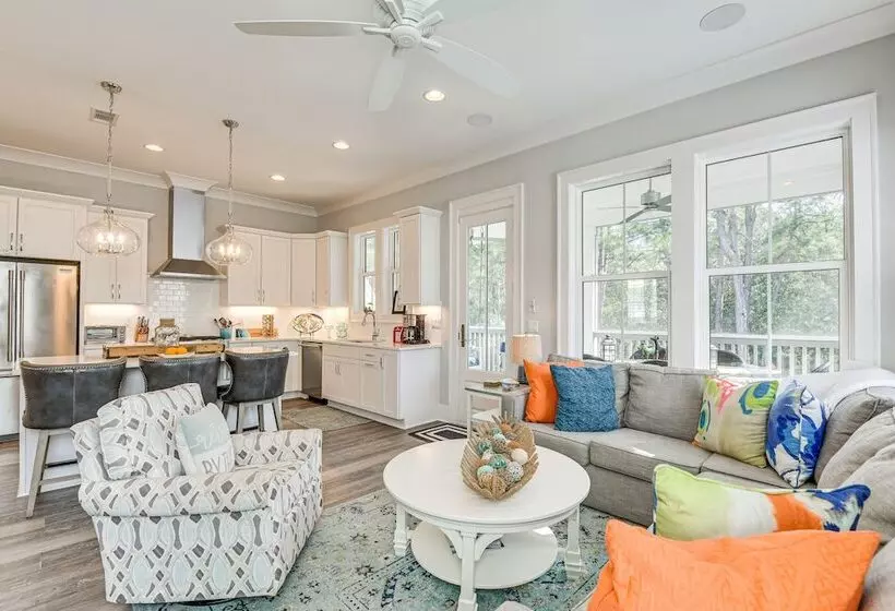 Stunning Santa Rosa Beach Home, 1/2 Mi To Ocean!