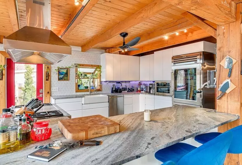 Riverfront A Frame Cabin In Troy W/ Pool & Dock!