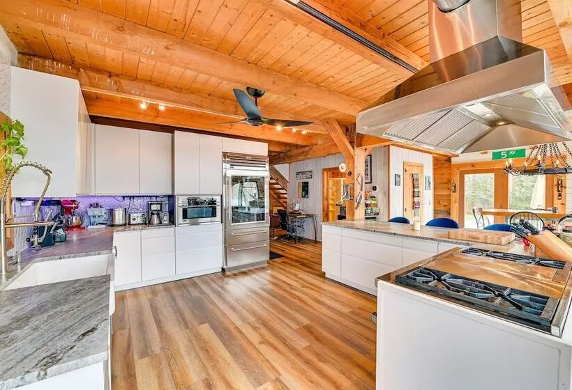 Riverfront A Frame Cabin In Troy W/ Pool & Dock!