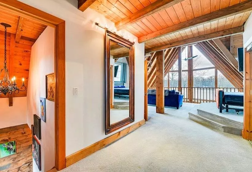 Riverfront A Frame Cabin In Troy W/ Pool & Dock!