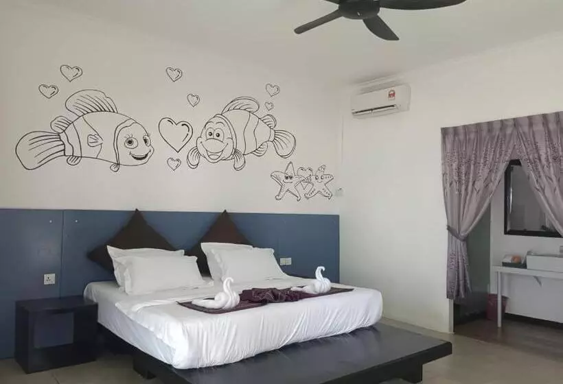 ホテル Pom Pom Celebes Beach Resort邦邦岛西里伯斯度假村
