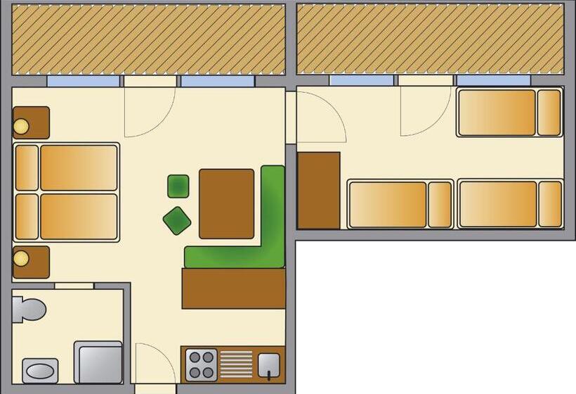 ベッドアンドブレックファースト Gästehaus Waltl