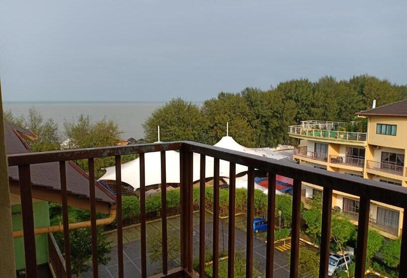 בית מלון כפרי Zamlan Gold Coast Morib Intl Resort 3 Rooms Apartment