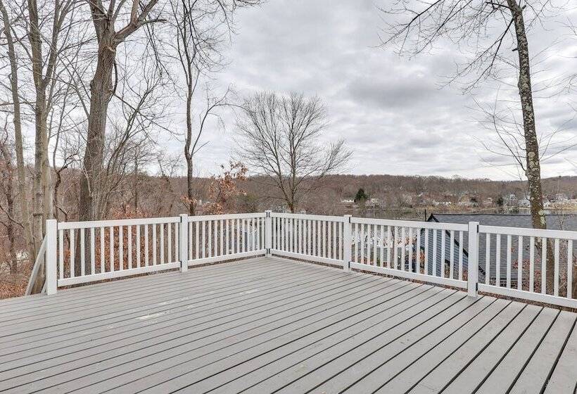 Modern Terryville Cottage W/ Deck & Lake View!