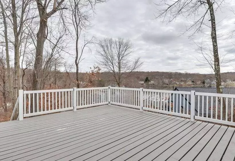 Modern Terryville Cottage W/ Deck & Lake View!