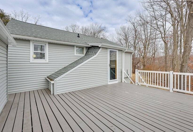 Modern Terryville Cottage W/ Deck & Lake View!