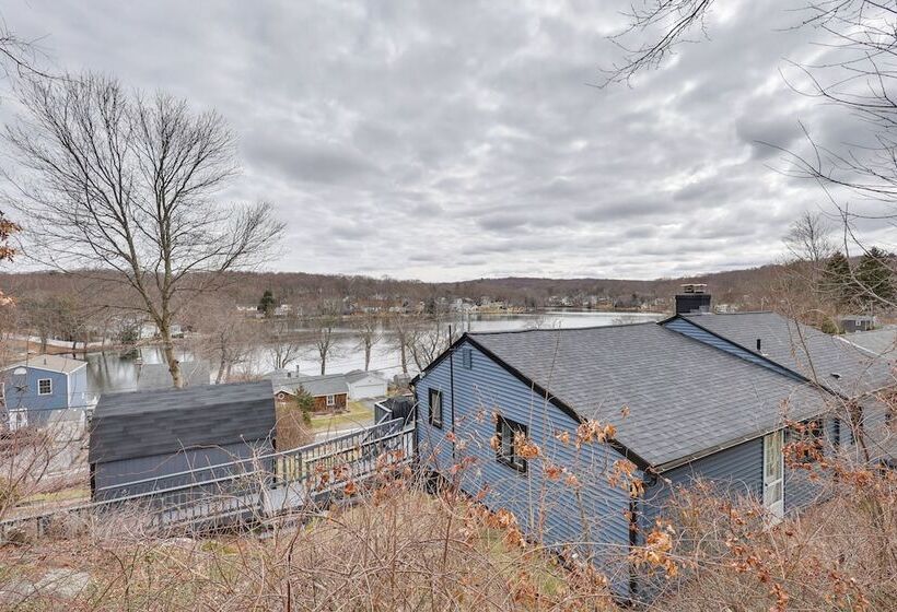 Modern Terryville Cottage W/ Deck & Lake View!
