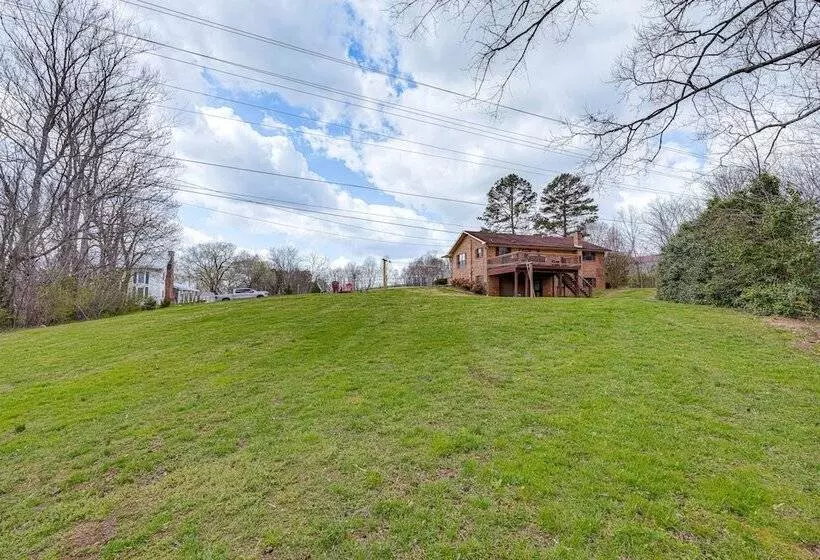 Furnished Deck & Fire Pit: Greeneville Home!