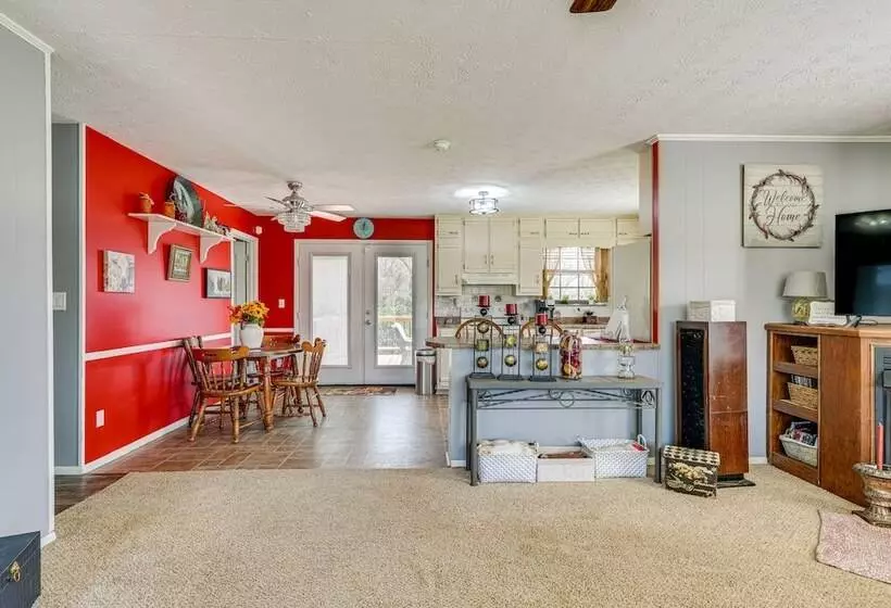 Furnished Deck & Fire Pit: Greeneville Home!