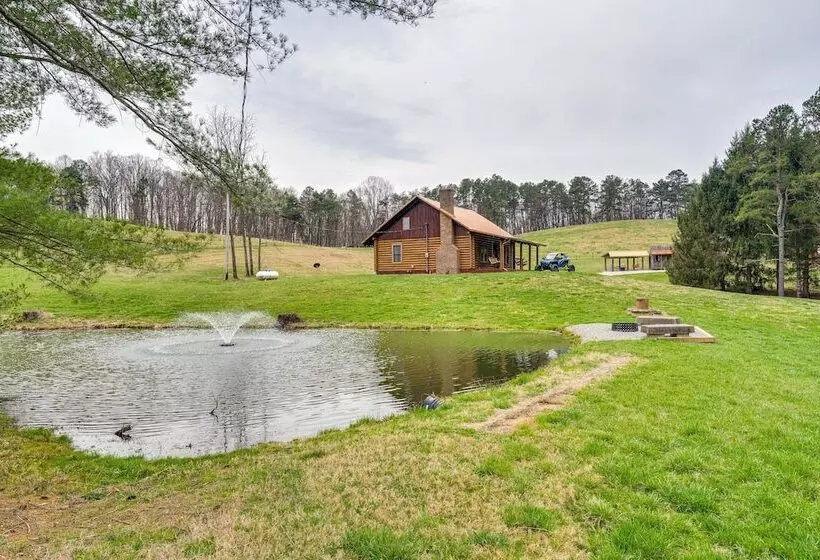 Rustic Wellston Cabin W/ Pond & Atv Trail Access!