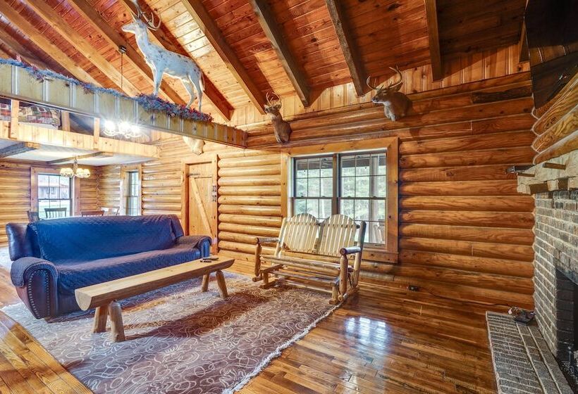 Rustic Wellston Cabin W/ Pond & Atv Trail Access!