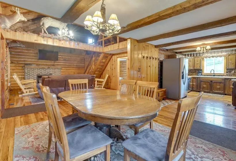 Rustic Wellston Cabin W/ Pond & Atv Trail Access!