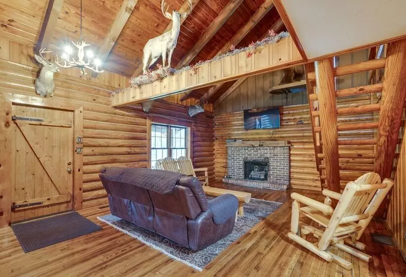 Rustic Wellston Cabin W/ Pond & Atv Trail Access!