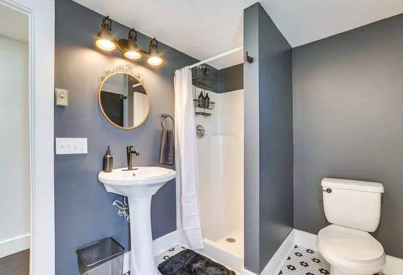 Suttons Bay Home W/ Fire Pit & Water Views!