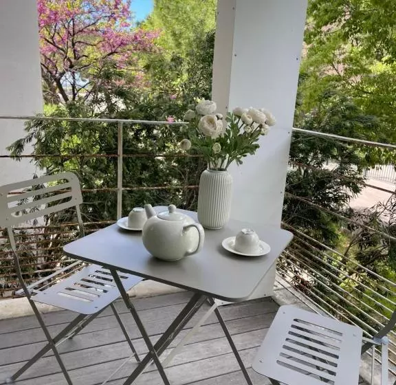 Studio Prado Plage Piscine Terrasse