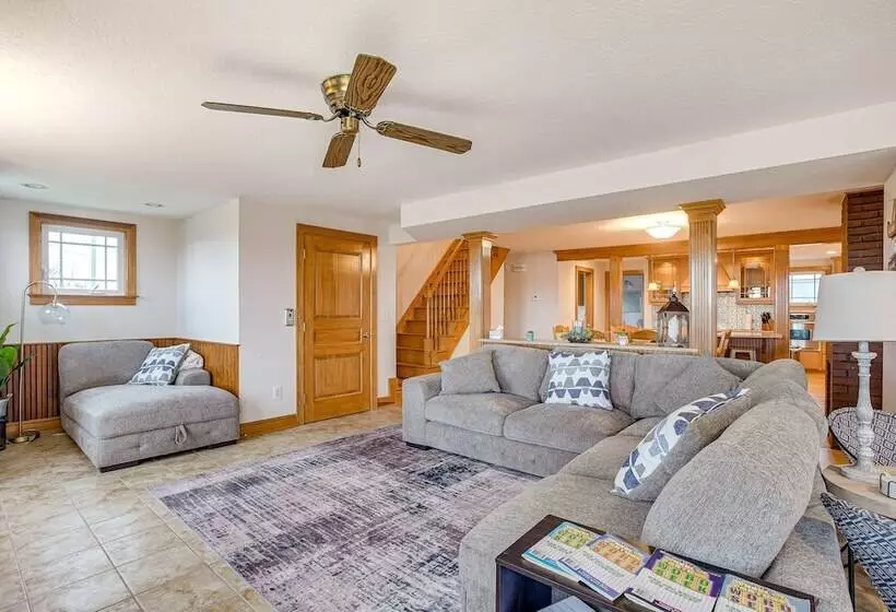 Waterfront Buckeye Lake House: Deck + Views!