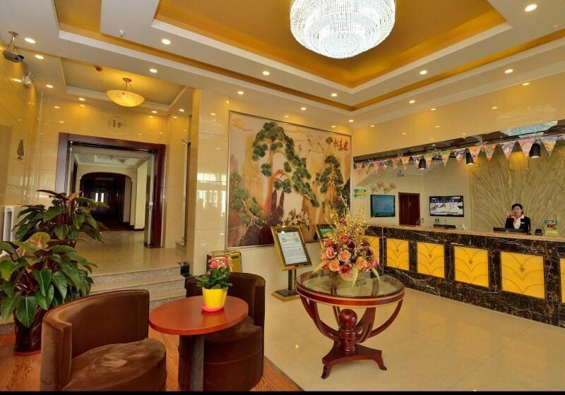 בית מלון כפרי Greentree Inn Hebei Zhangjiakou Gongye Road No.5 Middle School Shell