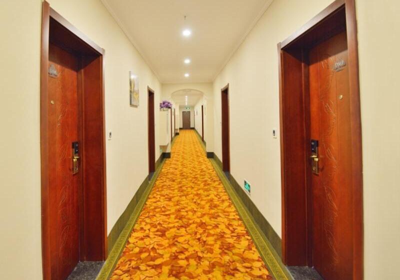 בית מלון כפרי Greentree Inn Hebei Zhangjiakou Gongye Road No.5 Middle School Shell