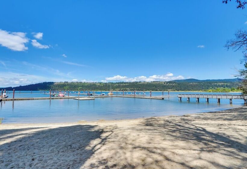 Harrison Home W/ Grill & Lake Views: Walk To Town!