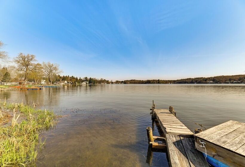 Loon Lake Home W/ Private Boardwalk & Dock