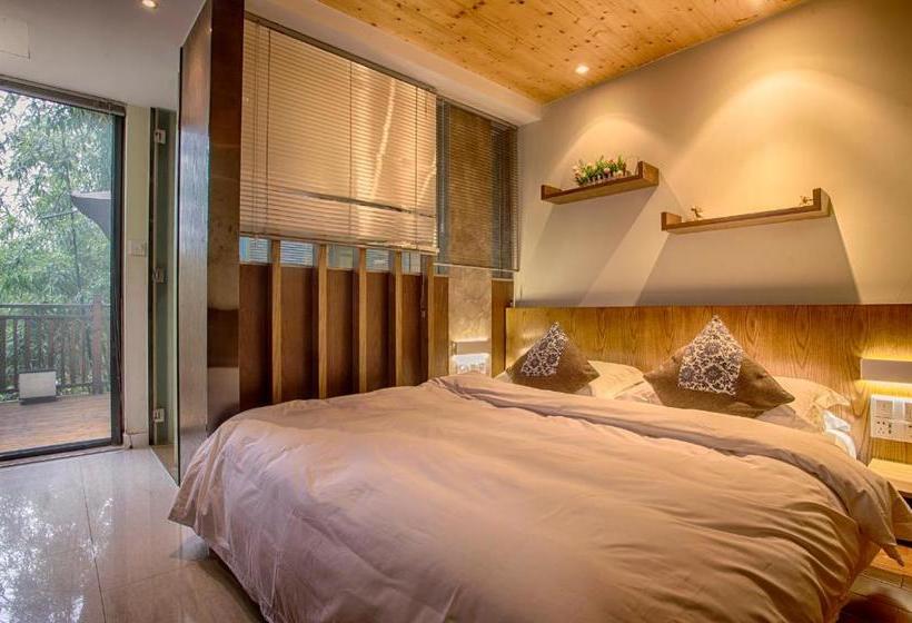 בית מלון כפרי Hangzhou West Lake Teavilla.bamboo