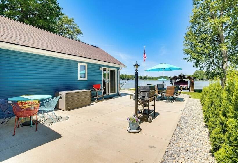 Waterfront W/ Boat Dock: Retreat On Indian Lake