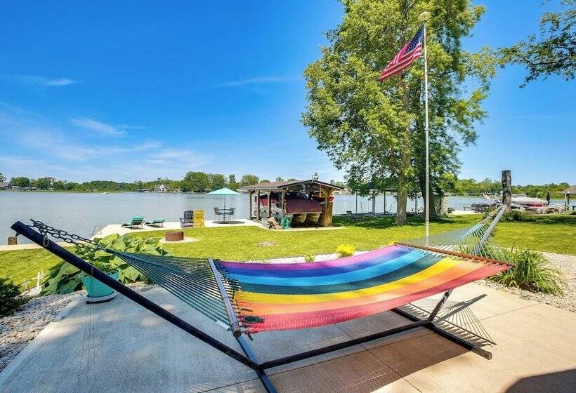 Waterfront W/ Boat Dock: Retreat On Indian Lake