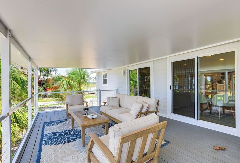 Canal Front Horseshoe Beach Home W/ Private Dock!