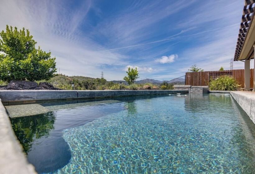 Private Redding Home W/ Pool & Mountain Views
