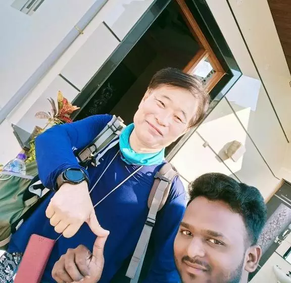 ペンション Sandhya Homestay Hampi