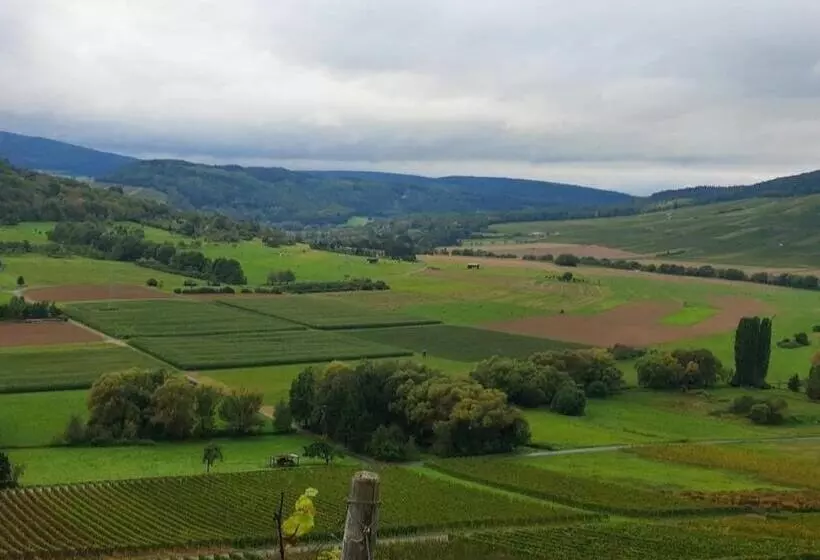 Aamiaismajoitus (B&B) Orangerie Zimmer Gehaichnishof 7born