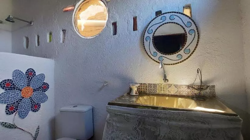 ペンション Pousada Com Chalés Na Serra Da Meruoca