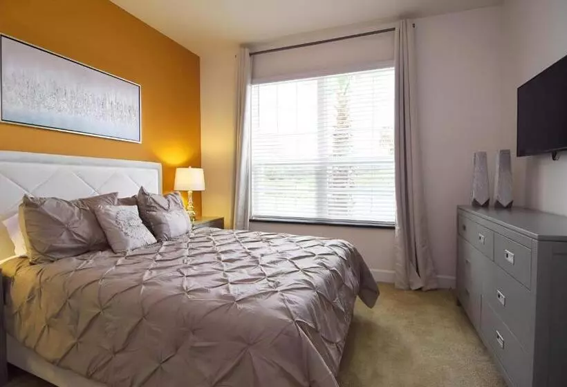 ベッドアンドブレックファースト Queen Suite With Private Bathroom Near Orlando